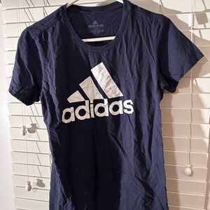 Adidas navy t-shirt, amplifier tee